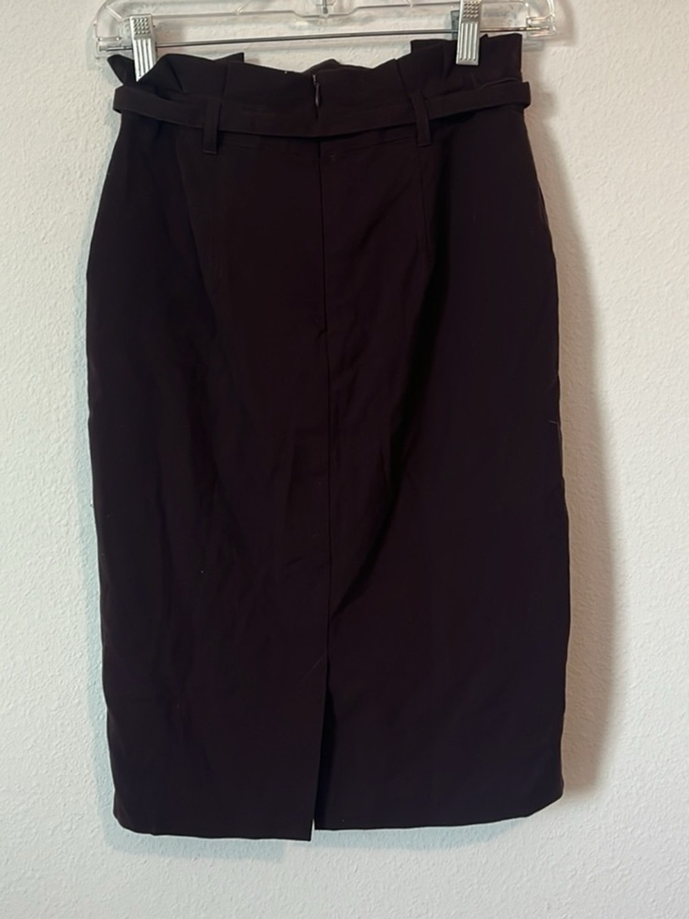 Banana Republic Black Paperbag Waist Pencil Skirt